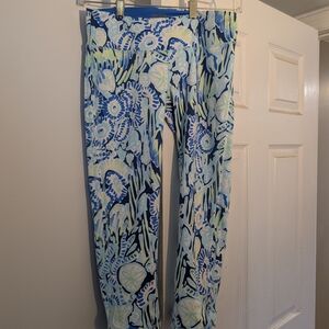 Lilly Pulitzer Luxletic Blue and Green Leggings